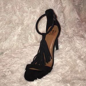 Sexy suede fringe pumps